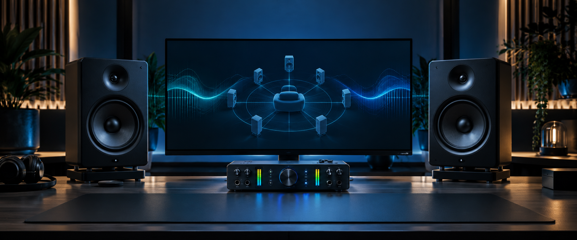 Surround speaker setup for the Audio Channel Tester